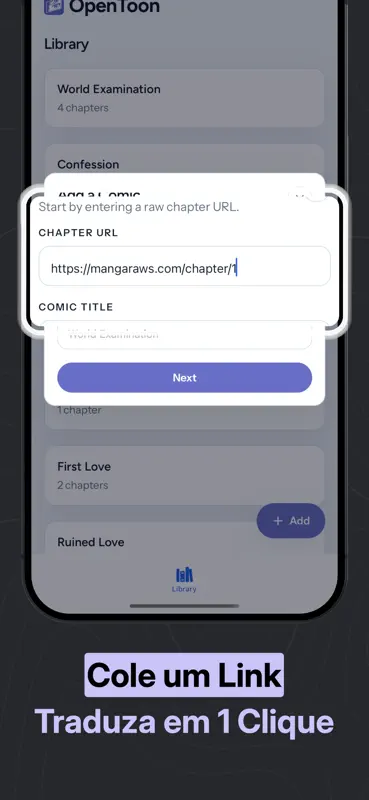 OpenToon - Tradutor de Mangá screenshot 2 of 4