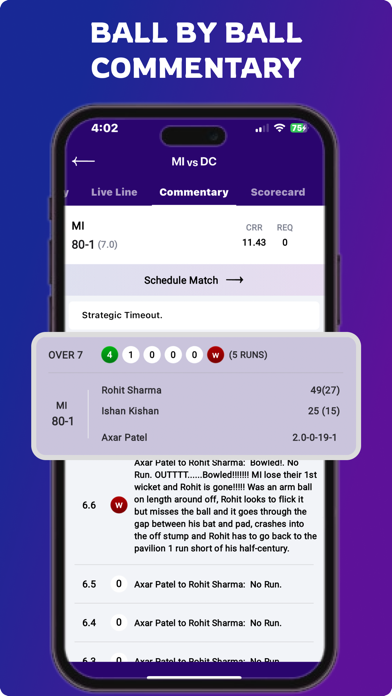 CricZone - Live Cricket Score Screenshot