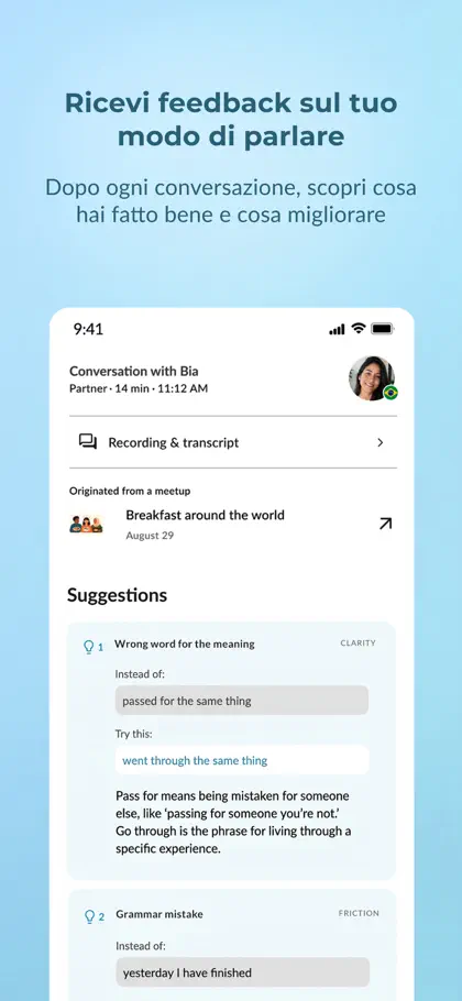 Screenshot 6 di 6 di RealLife: Speak, Learn English