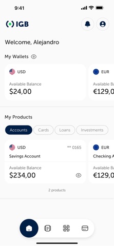 IGB Wallet Screenshot 1 of 6