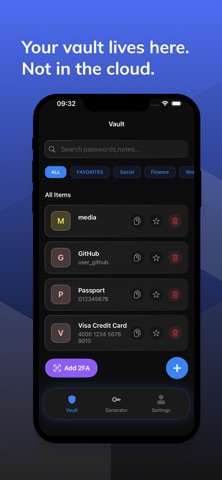 KeepSafe:Local Password vault Screenshot 2 of 6