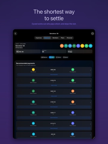 Dyced iPad screenshot