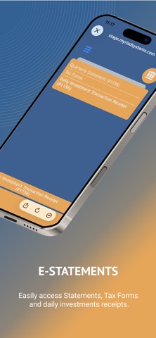 CDF Capital Mobile iPhone screenshot