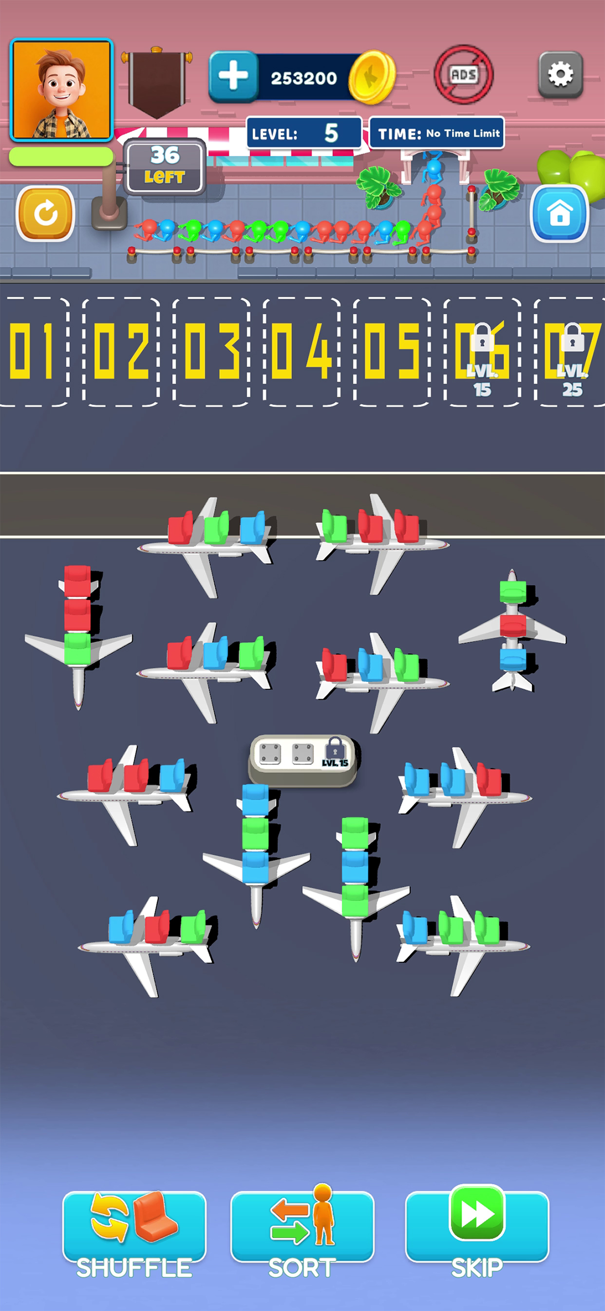 Airplane Baggage Jam