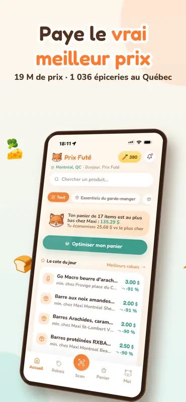Prix Futé : Épicerie Québec screenshot 1 of 7