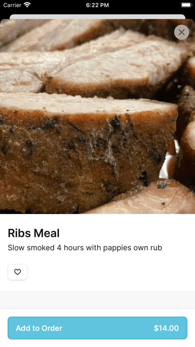 Pappies Smokehouse iPhone screenshot 4 - Food & Drink app