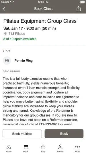 713 Pilates screenshot 3