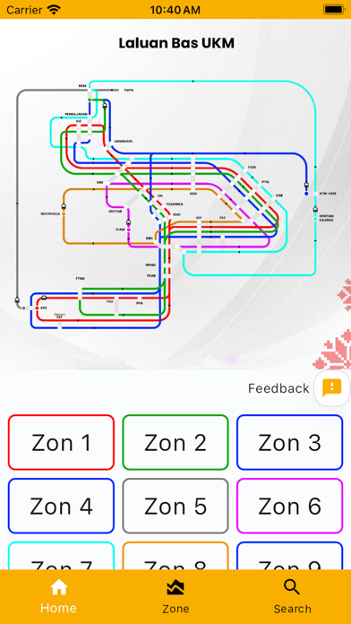 MyUKM Smart Bus Screenshot