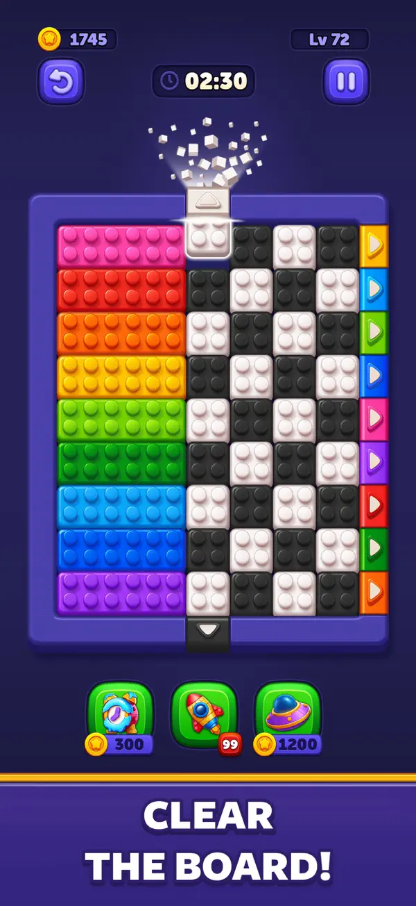 Block Out! - Color Sort Puzzle iPhone Spiel Screenshot 1 – Spiele