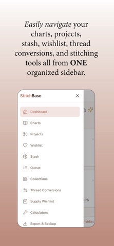 StitchBase app screenshot