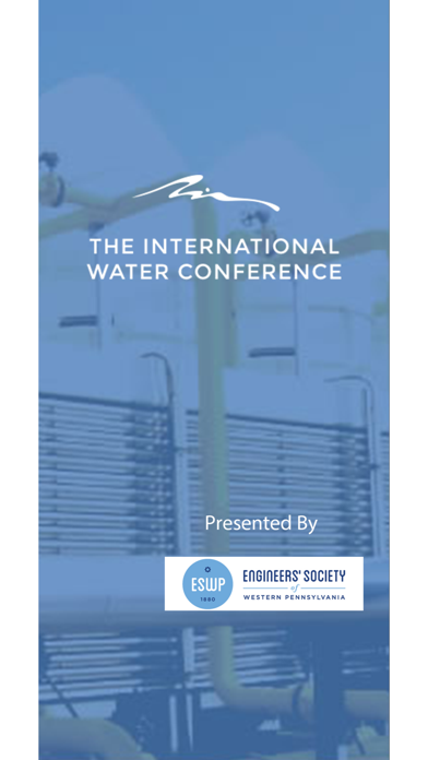 International Water Conference Screenshot