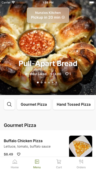 Nunzios Kitchen To Go iPhone screenshot 2 - Food & Drink app