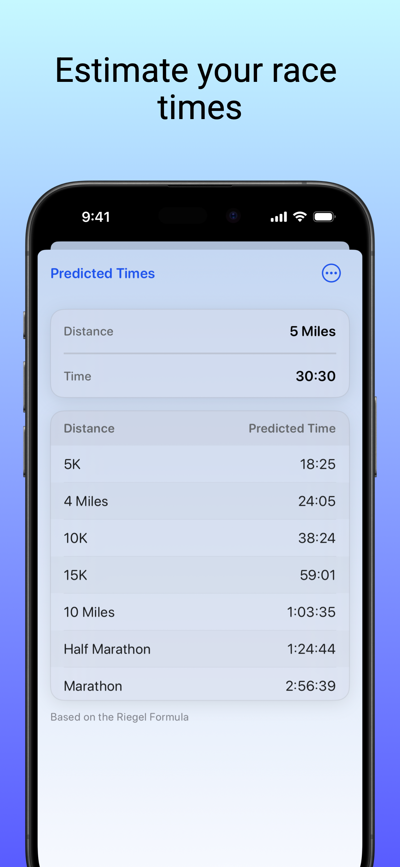 PaceWise: Running Calculator