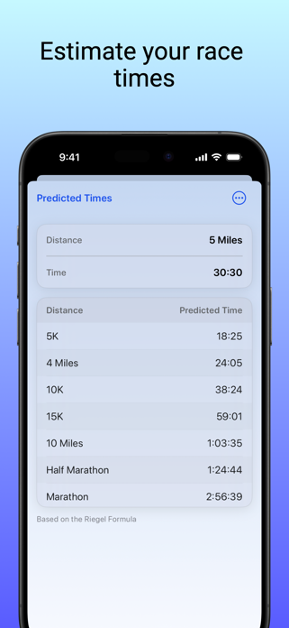 PaceWise: Running Calculator Screenshot 4 of 5