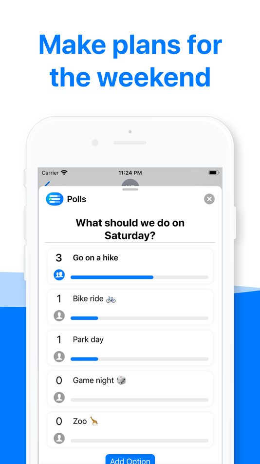 #3. Polls for iMessage (iOS) 由: Polls for Messages, Inc.