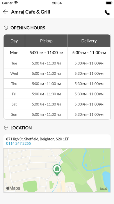 Amraj Cafe & Grill Screenshot