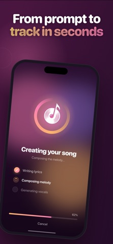 AI Music · Song Generator iPhone screenshot