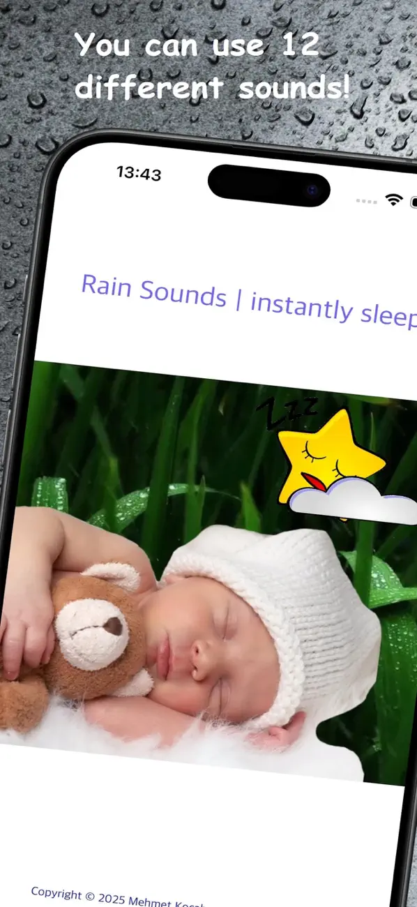 Screenshot #1 pour Sons de pluie | dormir instant