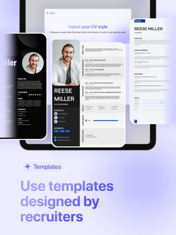 CVNow: CV Resume maker iPad screenshot
