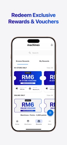 Machines Mobile App screenshot