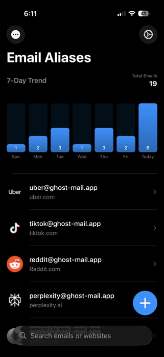 Ghost Mail Screenshot 1 of 7