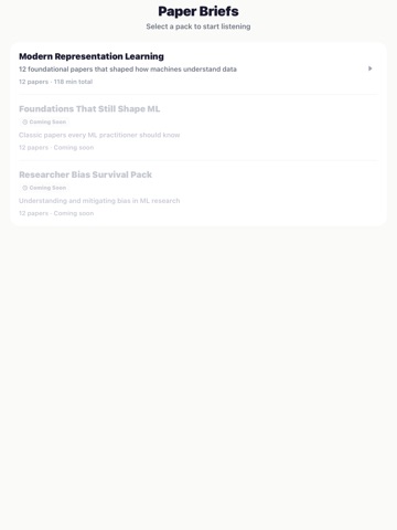 Paper Briefs iPad screenshot