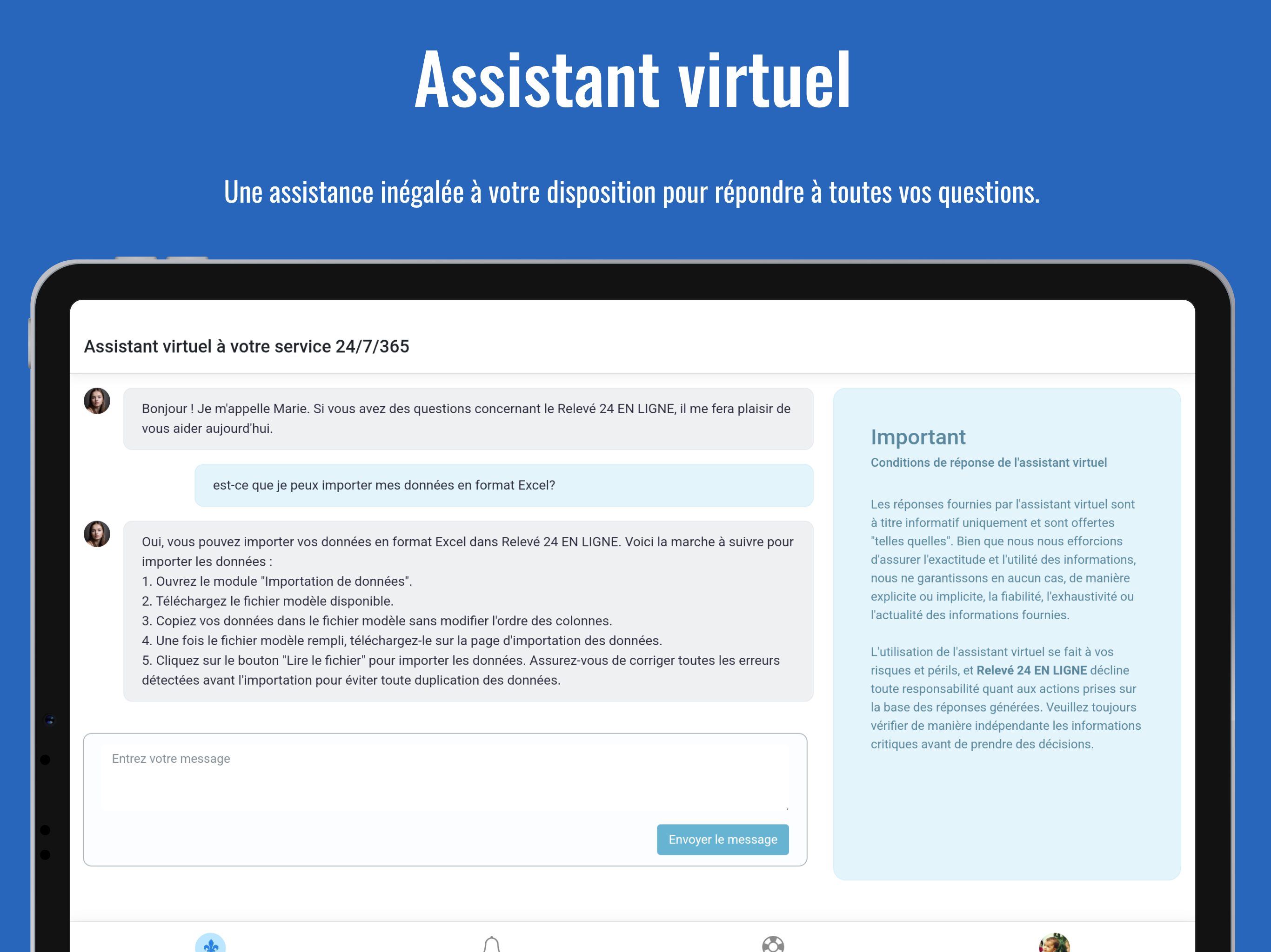 Relevé 24 EN LIGNE screenshot 5