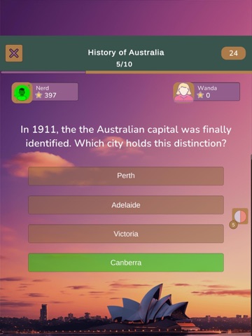 Australia Quiz iPad screenshot