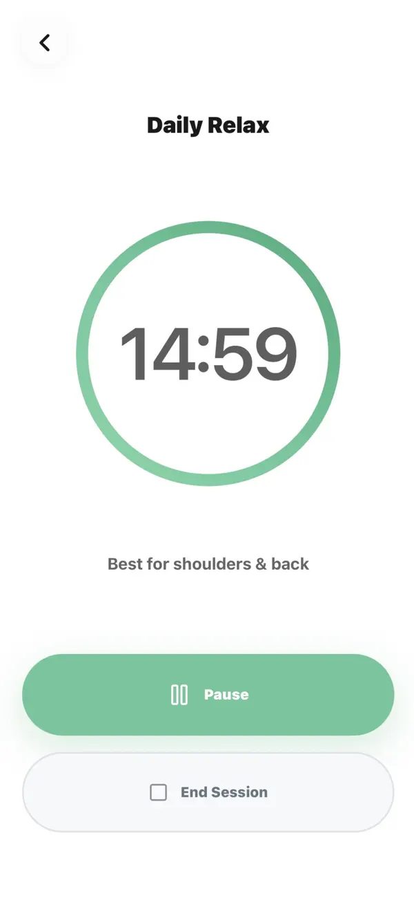 PAEQ massage session timer
