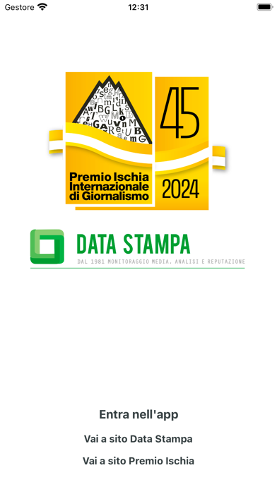 Data Stampa per Premio Ischia Screenshot