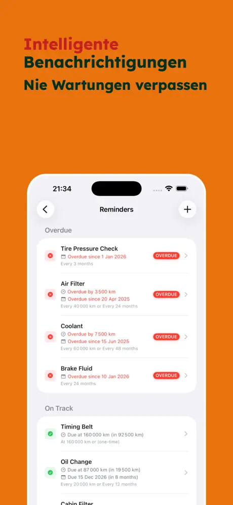 AutoLog — Wartungsheft — iPhone-Screenshot 2