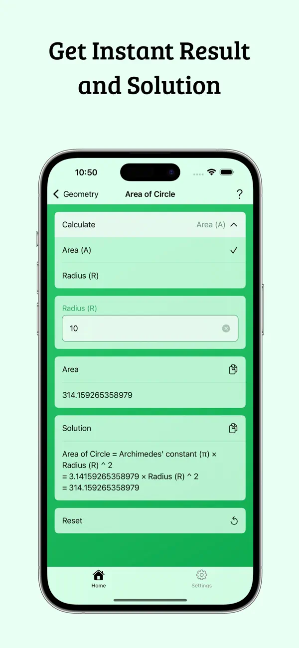 Screenshot #2 pour Geometry Calculator
