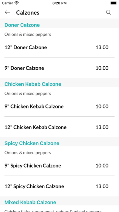 Efes Takeaway Screenshot