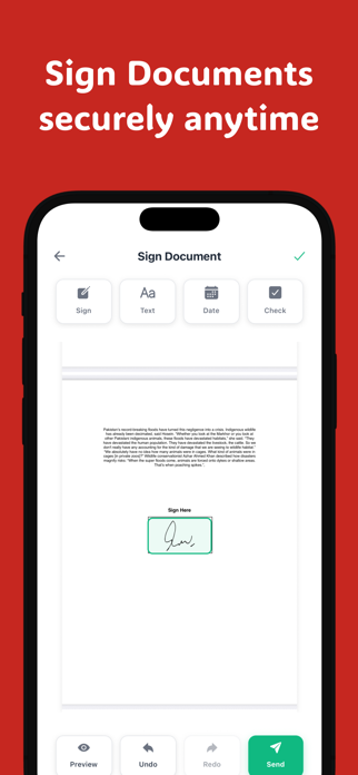 Edit Documents: Sign PDF Screenshot 3 of 5