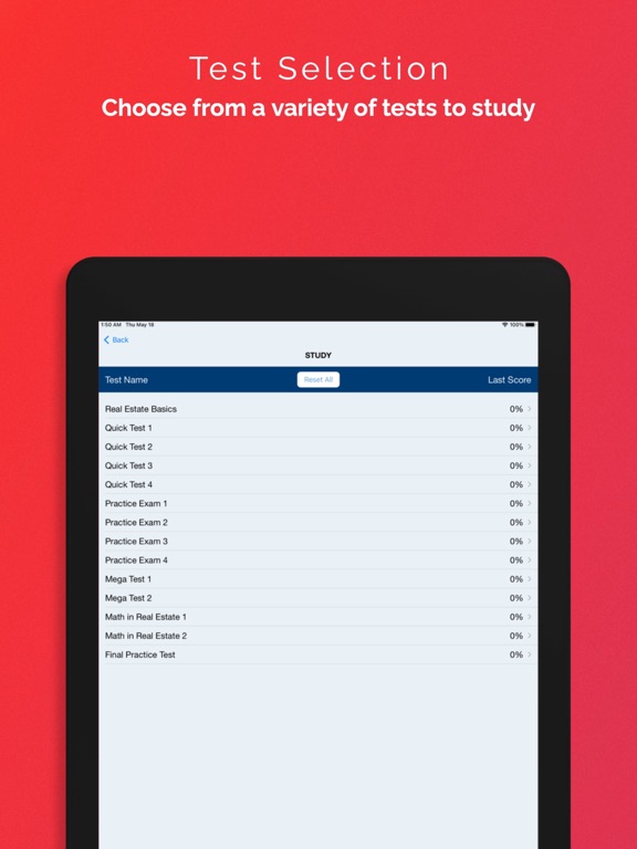 Colorado Real Estate Exam iPad screenshot