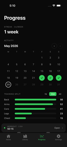 Lean Machine - Gym Tracker Screenshot 3 of 5