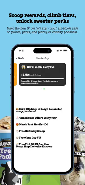 Ben & Jerry's iPhone screenshot 2