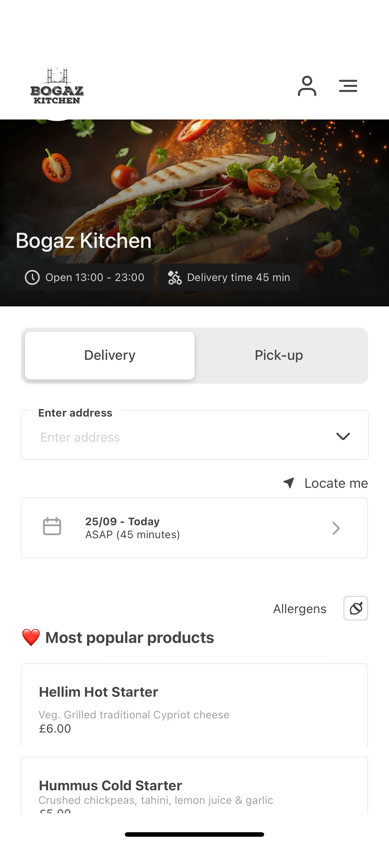 Bogaz Kitchen UK screenshot 3