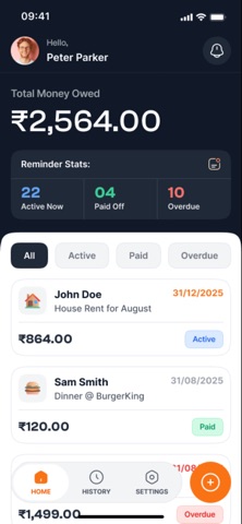 Payback Buddy App screenshot