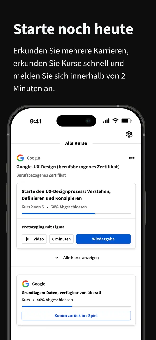 Coursera: Karrierewachstum Screenshot 5