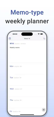 Weekly Planner - WeeklyMemo screenshot 1