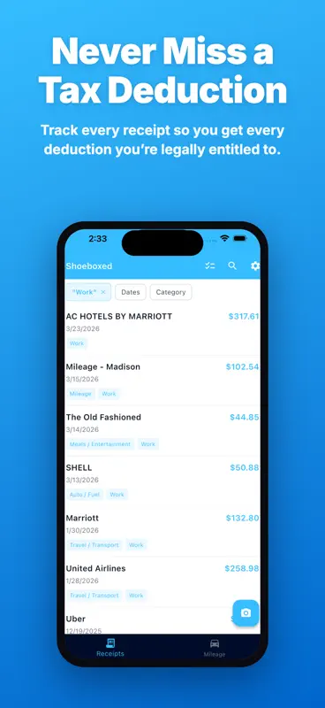 Shoeboxed: Mileage Tracker screenshot 8 of 10