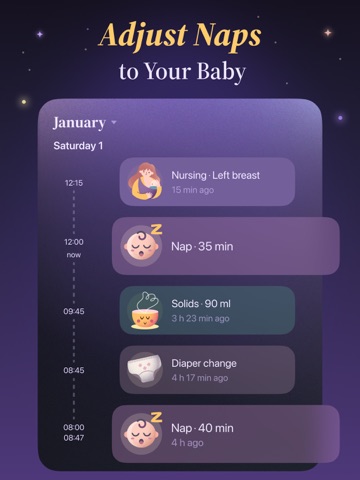 Luli: Baby Sleep Tracker iPad screenshot