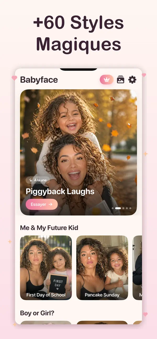 Screenshot #2 pour Baby Generator: AI Face Maker