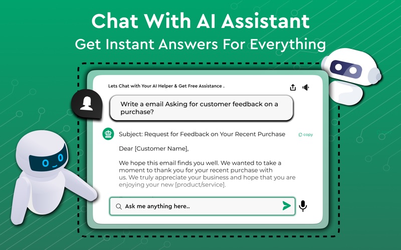 Chatbot AI Assistant - AI Chat Screenshot