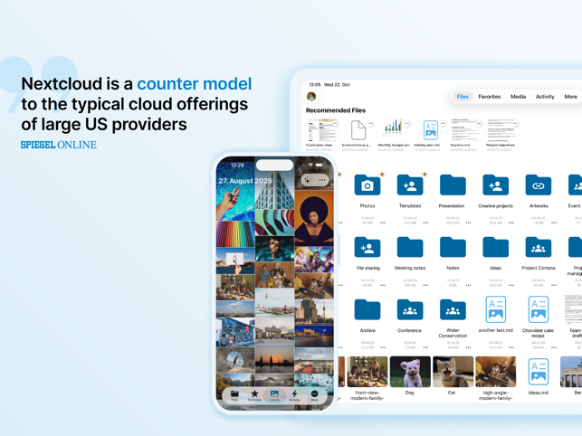 Nextcloud Screenshot