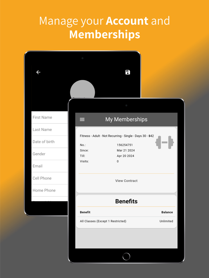 Revival Fitness Member App