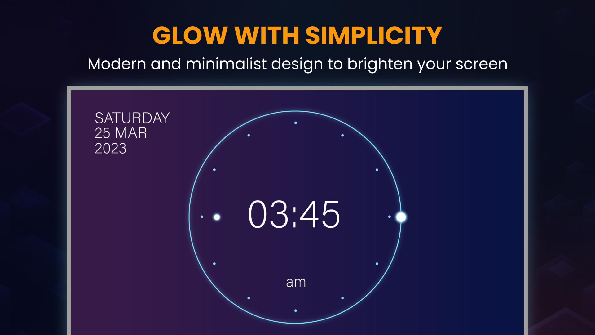 Digital Clock – Time and Date screenshot 7