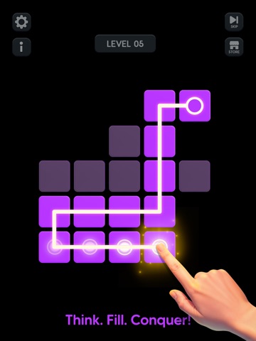 Block Fill Line Puzzle Game iPad screenshot