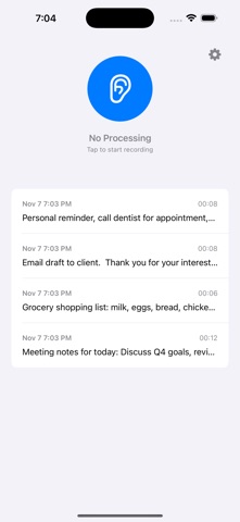 WhisperBar screenshot